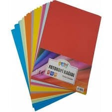 PUTİ RENKLİ A4 100'LÜ KAĞIT 10 RENK