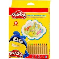 PLAY-DOH JUMBO ÜÇGEN KURUBOYA 12 RENK WOODFREE