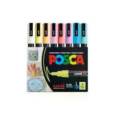 UNİ-BALL POSCA SUBAZLI POSTER 0,9-1,3 MM PC-3M BLA