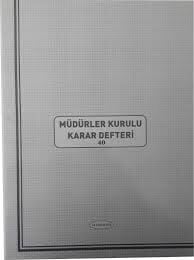 ALTINYILDIZ MÜDÜRLER KURULU KARAR DEFTERİ