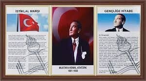 PANDA MİLLİ LEVHA 3 LÜ MDF ÇERÇEVE 45X90 MM PAN424