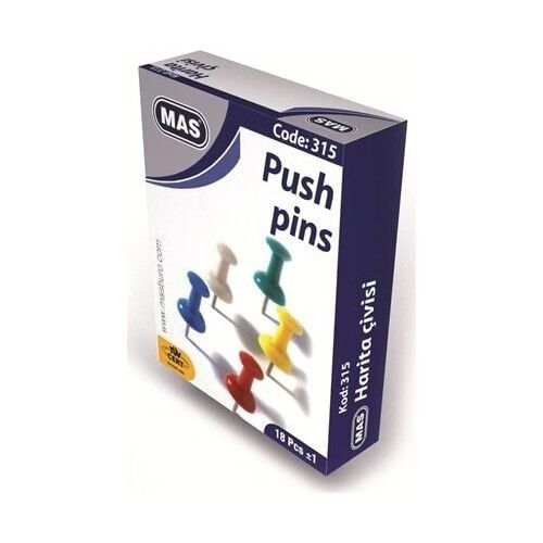 MAS 315 RENKLİ HARİTA ÇİVİSİ