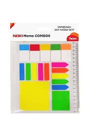 NOKİ MEMO COMBO 6 YAPIŞKANLI NOT KAĞIDI SETİ 12706