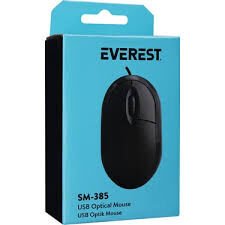 EVEREST SM-385 SİYAH USB KABLOLU MOUSE