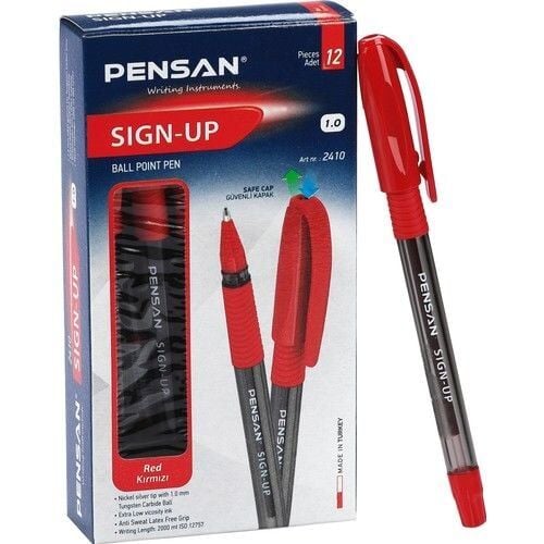 PENSAN SIGN UP TÜKENMEZ KALEM KIRMIZI