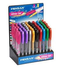 PENSAN GLİTTER SİMLİ JEL KALEM (KARIŞIK RENK)