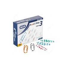 MAS 285 3CM RENKLİ ATAŞ ZEBRA