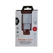 MEGATECH 3.0A EV 2IN1 EV ŞARJ KAFA+IPH7 ŞARJ KABLO HIZLI ŞARJ