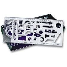 YILDIZLAR ÖLÇEKLİ ŞABLON CETVEL 30 CM NO:7