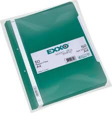 EXXO TT125 YEŞİL A4 TELLİ DOSYA
