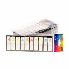 RUBENİS YAPIŞKANLI NOT ŞEFFAF NUMARALI ŞERİT RPS-161