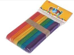 PUTİ RENKLİ DİL ÇUBUĞU 50 Lİ