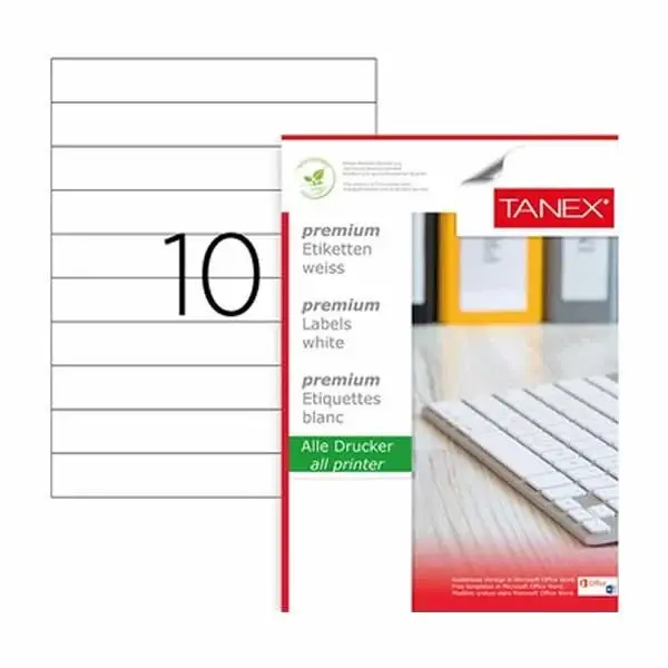 TANEX TW-2069 210x29,69 MM HAZIR 100LU ETIKET
