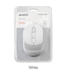 A4TECH FM10 USB BEYAZ OPTİK 1000DPI MOUSE KABLOLU
