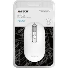 A4TECH FG20 USB BEYAZ KABLOSUZ NANO 2000DPI MOUSE