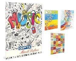 GIPTA 2910 40YP 17x24 MÜZİK DEFTERİ