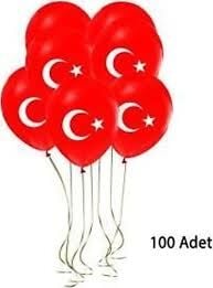 VATAN BALON AYYILDIZ BASKILI 100 LÜ VT906
