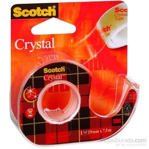 SCOTCH CRYSTAL 19X7.5M GORUNMEZ BANT KESİCİLİ