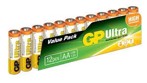 GP AA BOY ULTRA ALKALİN KALEM PİL 12 Lİ PAKET GP15AU-VS12