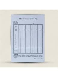 ALTINYILDIZ GÜNLÜK YOKLAMA KAĞIDI (8 DERSLİK)