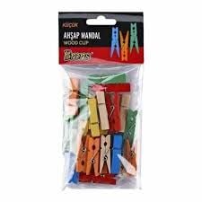 BRONS BR-904 AHŞAP MANDAL RENKLİ