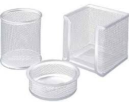 GLOBOX METAL OFİS SETİ BEYAZ 3LÜ