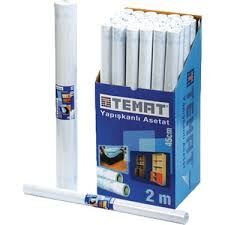 TEMAT YAPISKANLI ASETAT 45CM X 2M NO.10350 ŞEFFAF