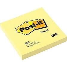 POST-IT NOTES 76x76 MM 654-RBP