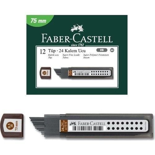 F.C 0.5 2B KALEM UCU SÜPER FİNE 75MM 12 75 75