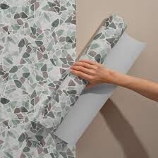 UMIX YAPISKANLI FOLYO 45 CM X 2 M U1852DB-V9 GEOMETRİK YEŞİL