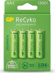 GP 1300MAH ŞARJ EDİLEBİLİR AA 4 LÜ KALEM PİL