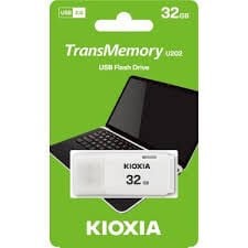 KIOXIA 32GB U202 USB 2.0 BEYAZ FLASH BELLEK