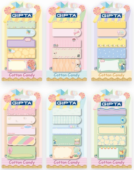 GIPTA YAPIŞKANLI NOT FESTİVE NOTES 20YP 5 PARÇA K0132