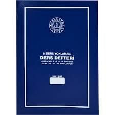 GÜLPAŞ DERS DEFTERİ YOKLAMALI P.KAPAK 6-12 Sınıf 8 Ders 384