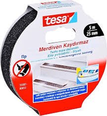 TESA BANT MERDİVEN KAYDIRMAZ SİYAH 5*25MM 55587