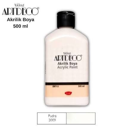 ARTDECO G70L-3009 PUDRA AKRİLİK BOYA 500ML