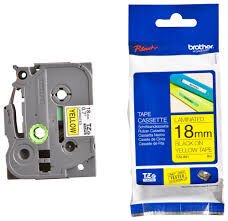 BROTHER TZE-641 18MM BLACK ON YELLOW TAPE