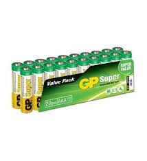 GP AAA BOY İNCE KALEM PİL 20 Lİ PAKET LR03