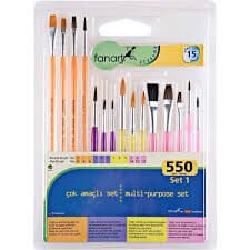 FANART ACADEMY ERGO 550 FIRÇA SETİ 1 (15 Lİ)