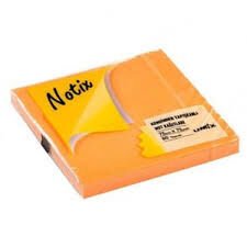 NOTİX NEON 75x75MM 80 YAPRAK TURUNCU