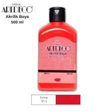 ARTDECO 3016 KIRMIZI AKRİLİK BOYA 500ML