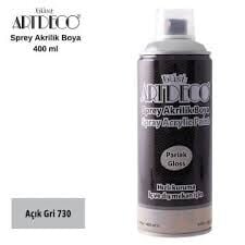 ARTDECO AKRİLİK SPREY BOYA 400-730 400ML AÇIK GRİ