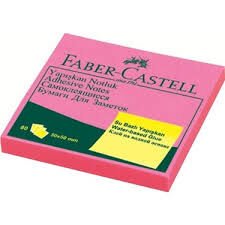 F.C. YAPISKAN NOTLUK NEON PEMBE 50MM X 50MM 80 YP