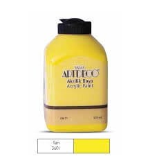ARTDECO 3601 SARI AKRİLİK BOYA 500ML