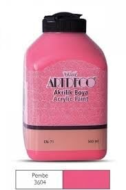 ARTDECO 3604 PEMBE AKRİLİK BOYA 500ML