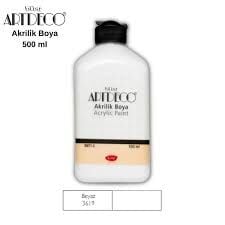 ARTDECO 3619 BEYAZ AKRİLİK BOYA 500ML