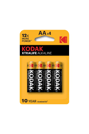 KODAK AA 1.5V ALKALİNE KALEM PİL 4 LÜ PK