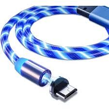 VCOM CU271FL MİCRO 1MT MAVİ IŞIKLI KABLO