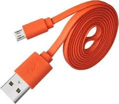 VCOM CU271FS-O MICRO USB 1 MT TURUNCU FLAT KABLO