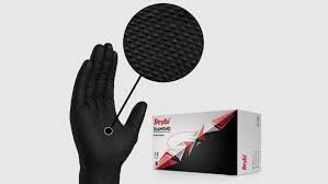 BEYBİ DİAMOND L BEDEN PUDRASIZ KALIN SİYAH NİTRİL ELDİVEN 100LÜ